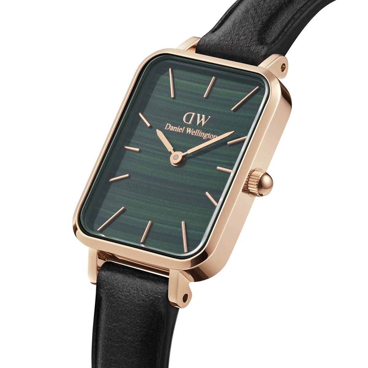 Lorence ZEGAREK DAMSKI DANIEL WELLINGTON DW00100439 - Quadro Pressed Sheffield Gold Emerald 32mm