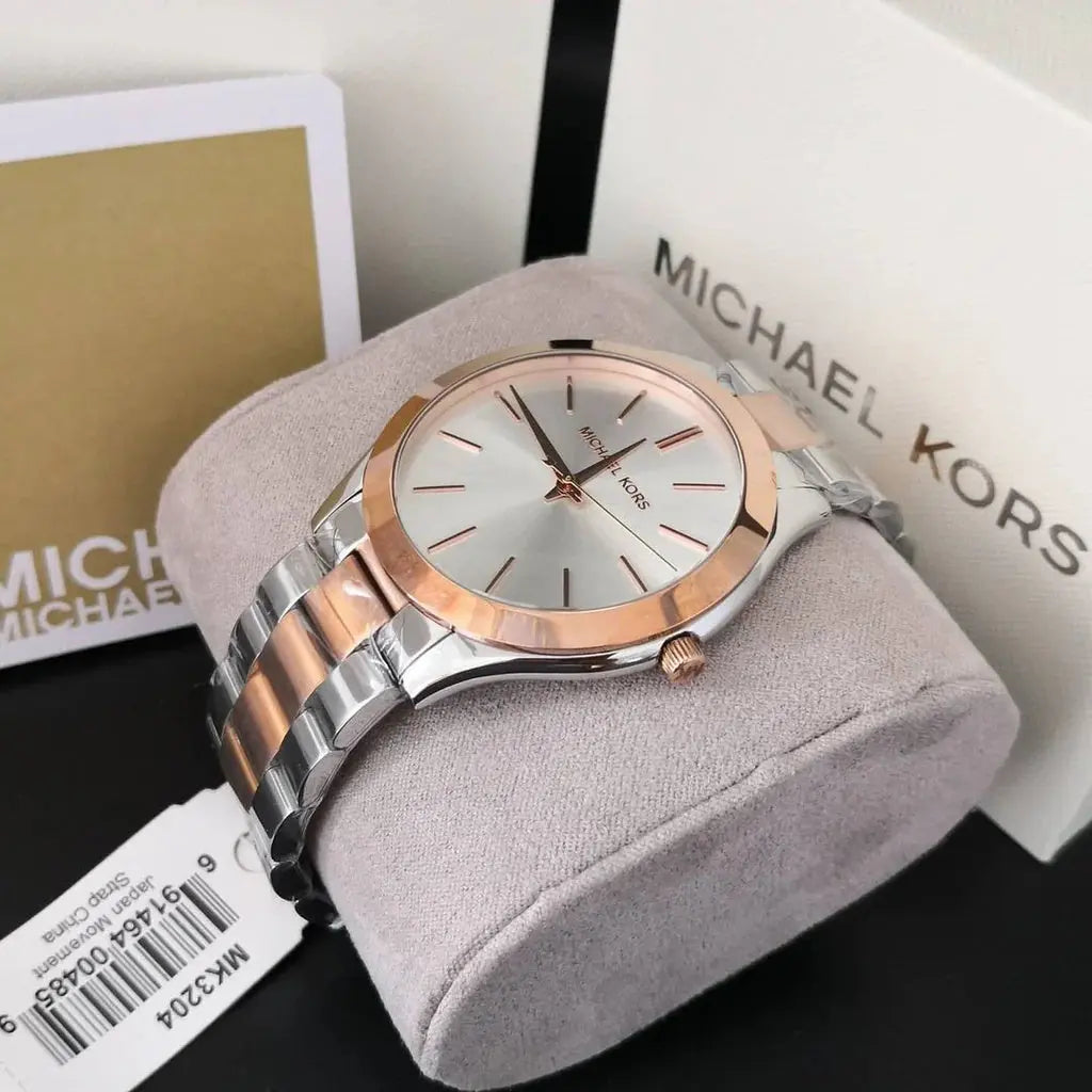 ZEGAREK DAMSKI Michael Kors MK3204B - Slim Runway + BOX ZEGAREK DAMSKI Michael Kors MK3204B - Slim Runway + BOX - Lorence 8719217239210