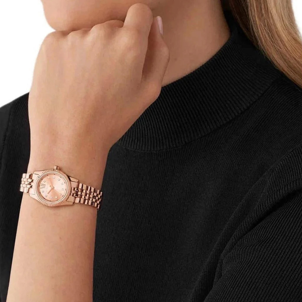 ZEGAREK DAMSKI MICHAEL KORS MK4739 Lexington Peve Rose Gold Stainless Steel 26mm + BOX ZEGAREK DAMSKI MICHAEL KORS MK4739 Lexington Peve Rose Gold Stainless  0796483631847
