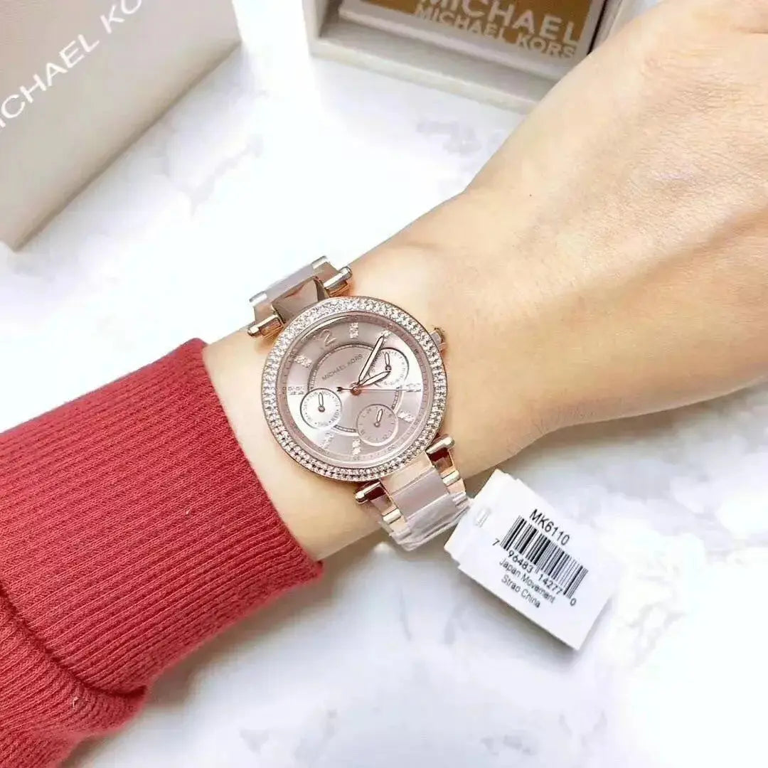 ZEGAREK DAMSKI MICHAEL KORS MK6110 MINI PARKER (zm540c) + BOX ZEGAREK DAMSKI MICHAEL KORS MK6110 MINI PARKER (zm540c) + BOX -  796483142770