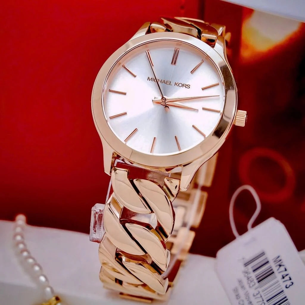 ZEGAREK DAMSKI Michael Kors Slim Runway MK7473 + BOX ZEGAREK DAMSKI Michael Kors Slim Runway MK7473 + BOX - Lorence 0796483644731