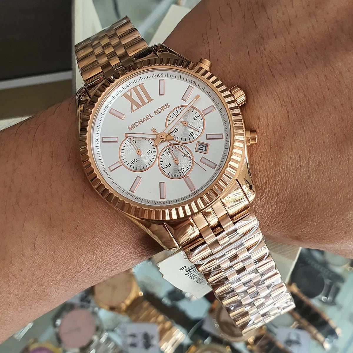 ZEGAREK MICHAEL KORS MK8313 - LEXINGTON + BOX ZEGAREK MICHAEL KORS MK8313 - LEXINGTON + BOX - Lorence 691464975845