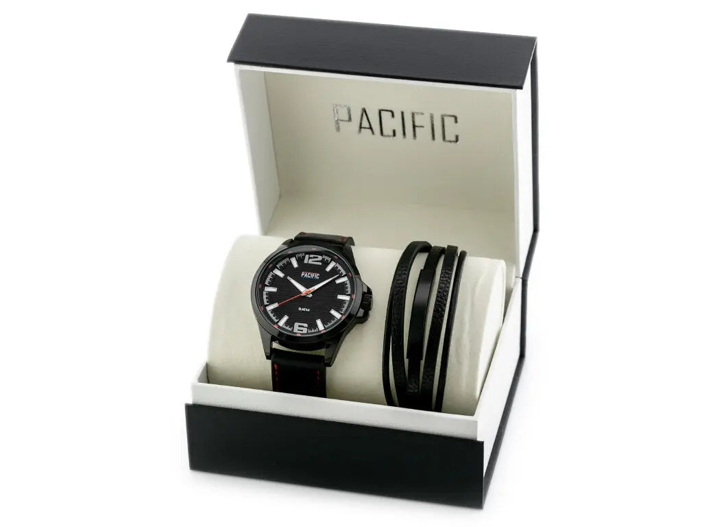 ZEGAREK MĘSKI PACIFIC X0066-06 - komplet prezentowy (zy089a) ZEGAREK MĘSKI PACIFIC X0066-06 - komplet prezentowy (zy089a) - Lorence 5903981747399