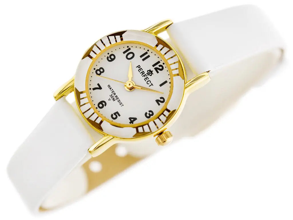 ZEGAREK DZIECIĘCY PERFECT L248-04- KOMUNIJNY - biały (zp968c) ZEGAREK DZIECIĘCY PERFECT L248-04- KOMUNIJNY - biały (zp968c) -  5903981764648