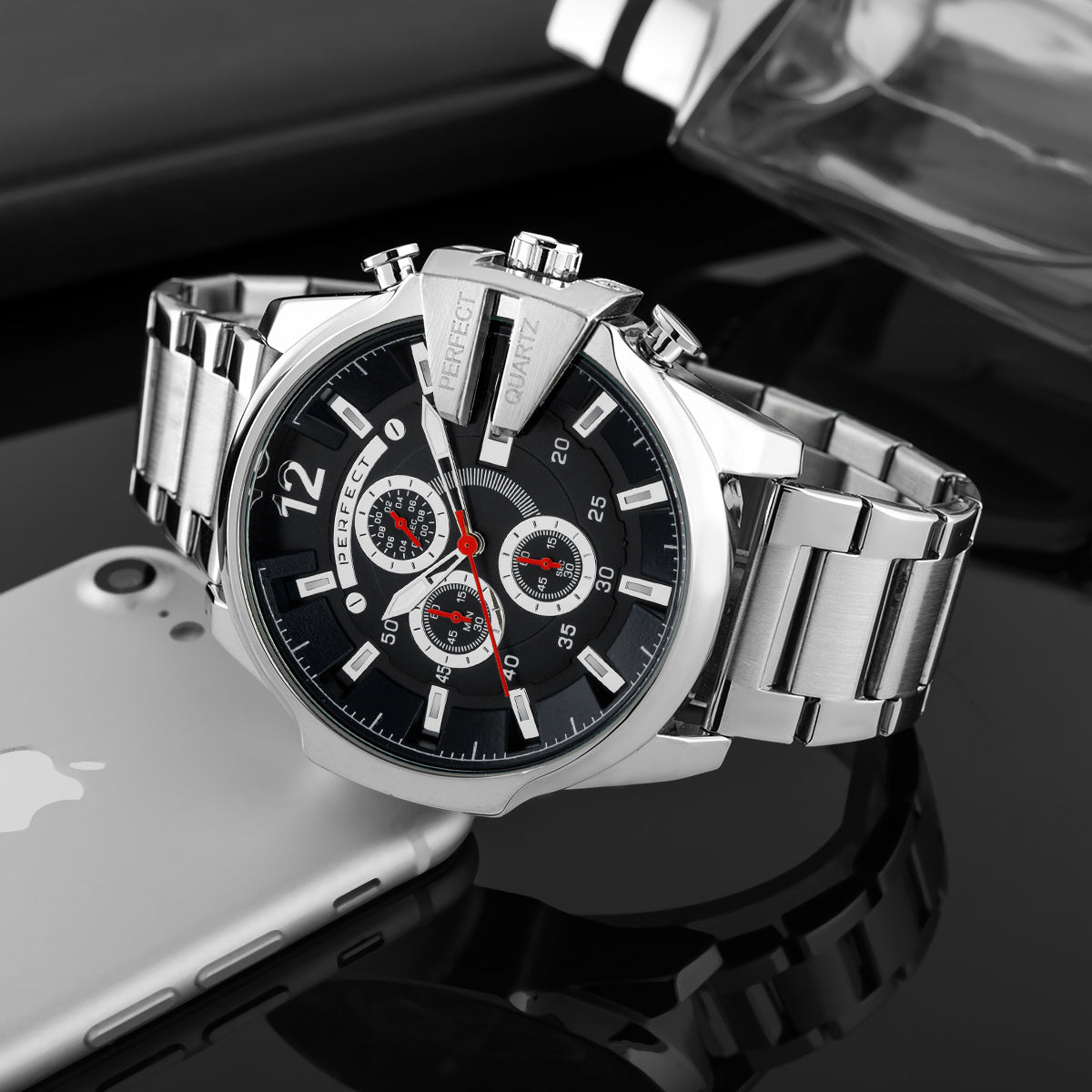 ZEGAREK MĘSKI PERFECT M513CH-03 - CHRONOGRAF (zp387c) + BOX ZEGAREK MĘSKI PERFECT M513CH-03 - CHRONOGRAF (zp387c) + BOX - Lorence 5905839016039