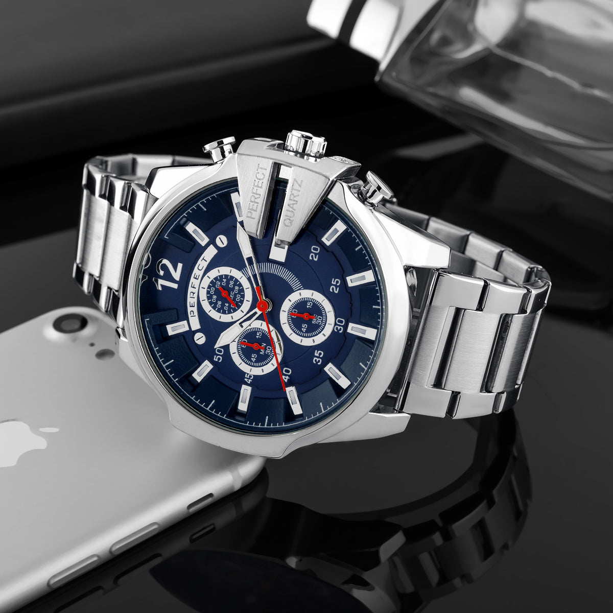 ZEGAREK MĘSKI PERFECT M513CH-04 - CHRONOGRAF (zp387d) + BOX ZEGAREK MĘSKI PERFECT M513CH-04 - CHRONOGRAF (zp387d) + BOX - Lorence 5905839016046
