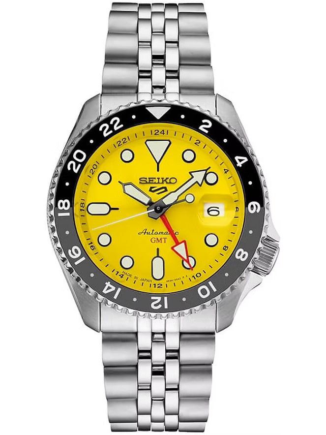 ZEGAREK MĘSKI SEIKO 5 SPORTS SSK017K1 GMT AUTOMAT WR100 + BOX ZEGAREK MĘSKI SEIKO 5 SPORTS SSK017K1 GMT AUTOMAT WR100 + BOX -  029665223791