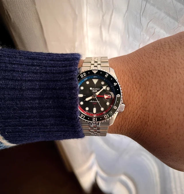 ZEGAREK MĘSKI SEIKO 5 SPORTS SSK019K1 GMT AUTOMAT + BOX ZEGAREK MĘSKI SEIKO 5 SPORTS SSK019K1 GMT AUTOMAT + BOX - Lorence 029665223760