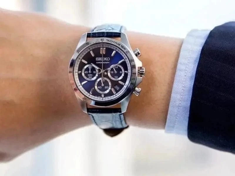 Zegarek Męski Seiko Chronograph Blue Spirit SBTR019 Zegarek Męski Seiko Chronograph Blue Spirit SBTR019 - Lorence 4954628446800