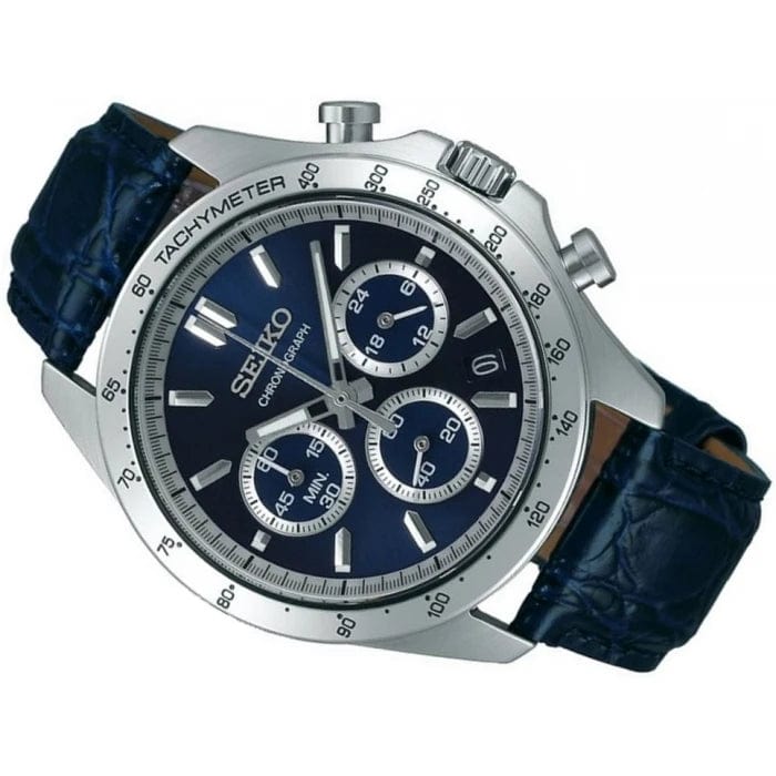 Seiko Zegarek MĘSKI SEIKO CHRONOGRAPH BLUE SPIRIT SBTR019