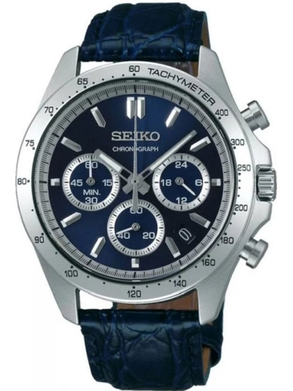 Seiko Zegarek MĘSKI SEIKO CHRONOGRAPH BLUE SPIRIT SBTR019