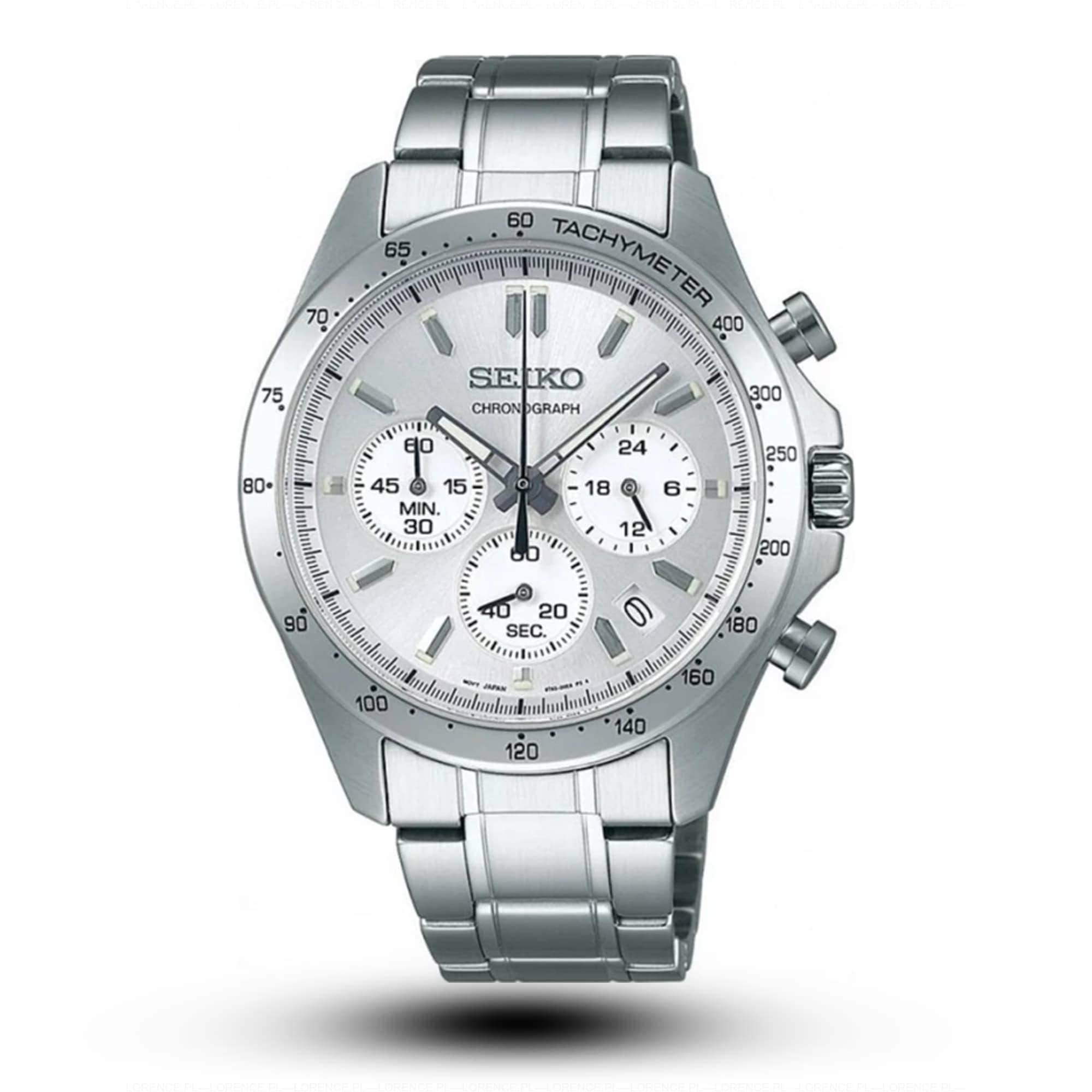 Seiko Zegarek MĘSKI SEIKO CHRONOGRAPH CASUAL QUARTZ SBTR009