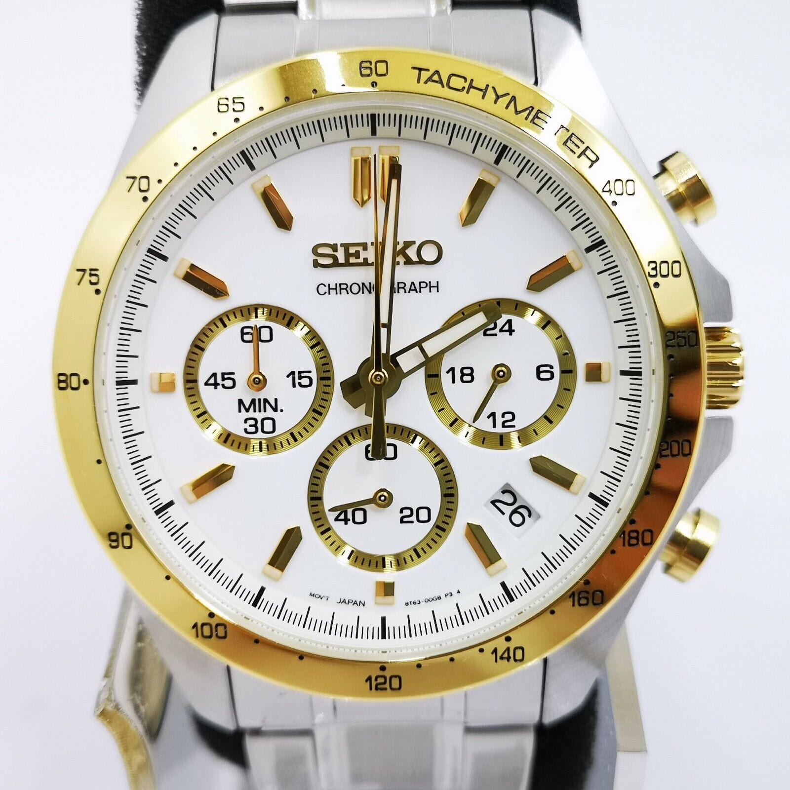 Seiko ZEGAREK MĘSKI SEIKO CHRONOGRAPH CASUAL QUARTZ SBTR024