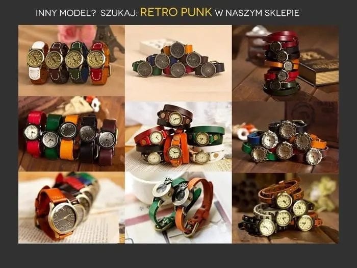 Zegarek Damski Tayma - Retro Punk 28 - Camel Zegarek Damski Tayma - Retro Punk 28 - Camel - Lorence 5905937202815