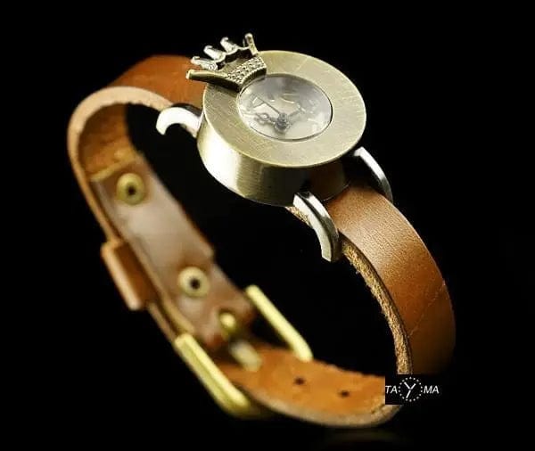 Zegarek Damski Tayma - Retro Punk 28 - Camel Zegarek Damski Tayma - Retro Punk 28 - Camel - Lorence 5905937202815