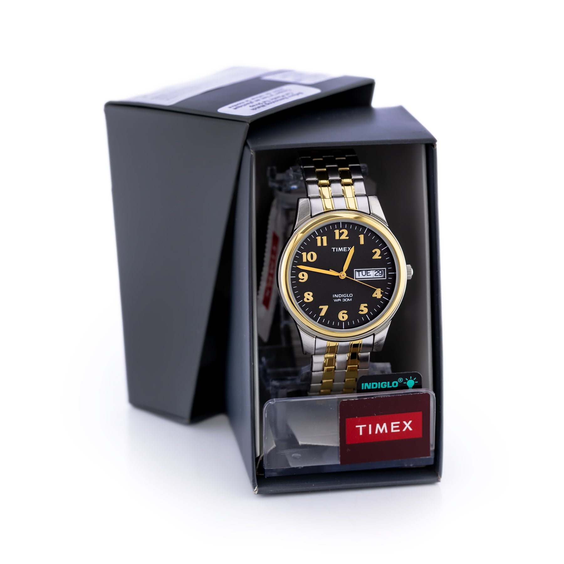 ZEGAREK MĘSKI TIMEX Charles Two-Tone T26481 INDIGLO + BOX ZEGAREK MĘSKI TIMEX Charles Two-Tone T26481 INDIGLO + BOX - Lorence 753048893164