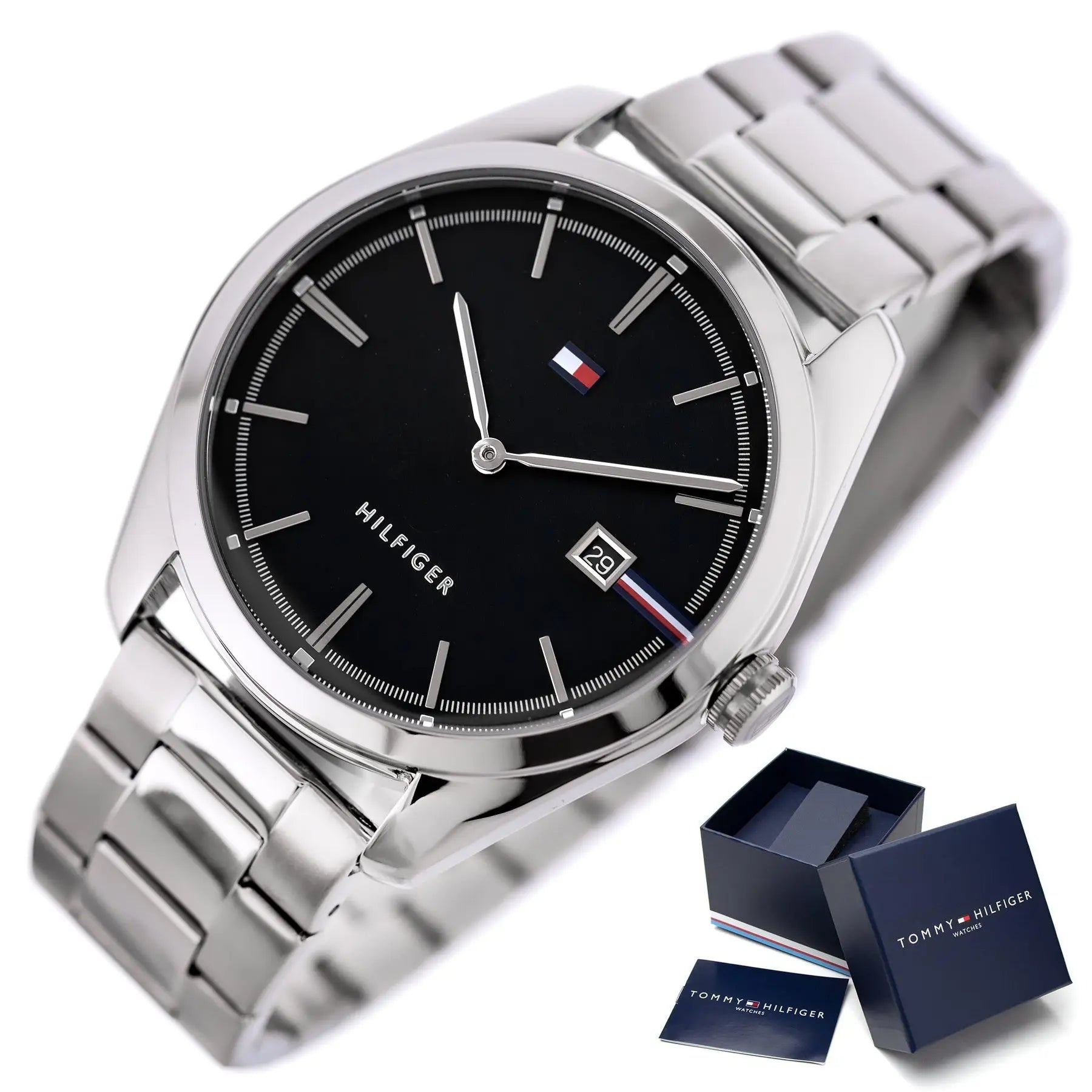 KLASYCZNY ZEGAREK MĘSKI TOMMY HILFIGER Theo 1710440 + BOX KLASYCZNY ZEGAREK MĘSKI TOMMY HILFIGER Theo 1710440 + BOX - Lorence 7613272419758