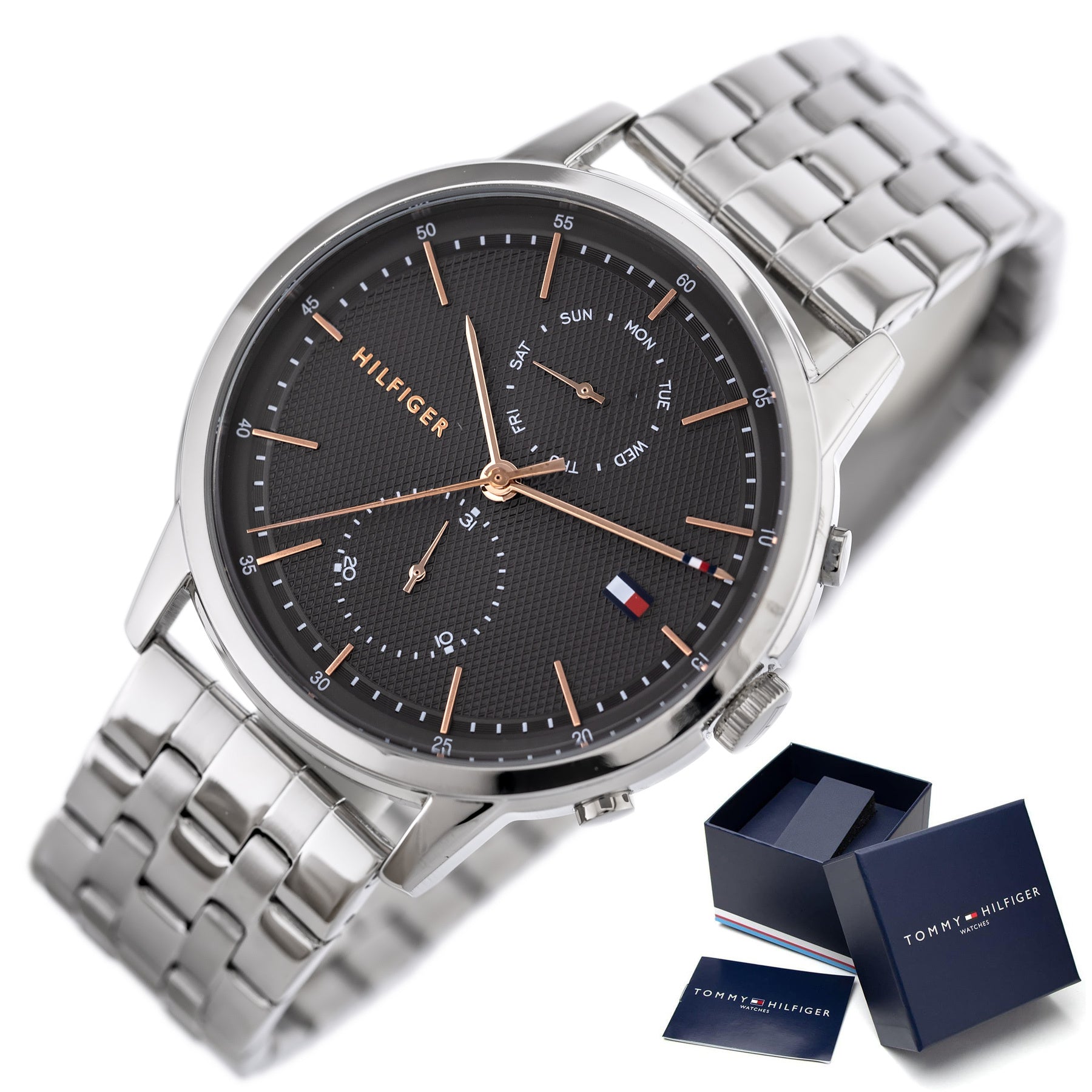 ZEGAREK MĘSKI TOMMY HILFIGER 1710431 Easton + BOX ZEGAREK MĘSKI TOMMY HILFIGER 1710431 Easton + BOX - Lorence 7613272416863