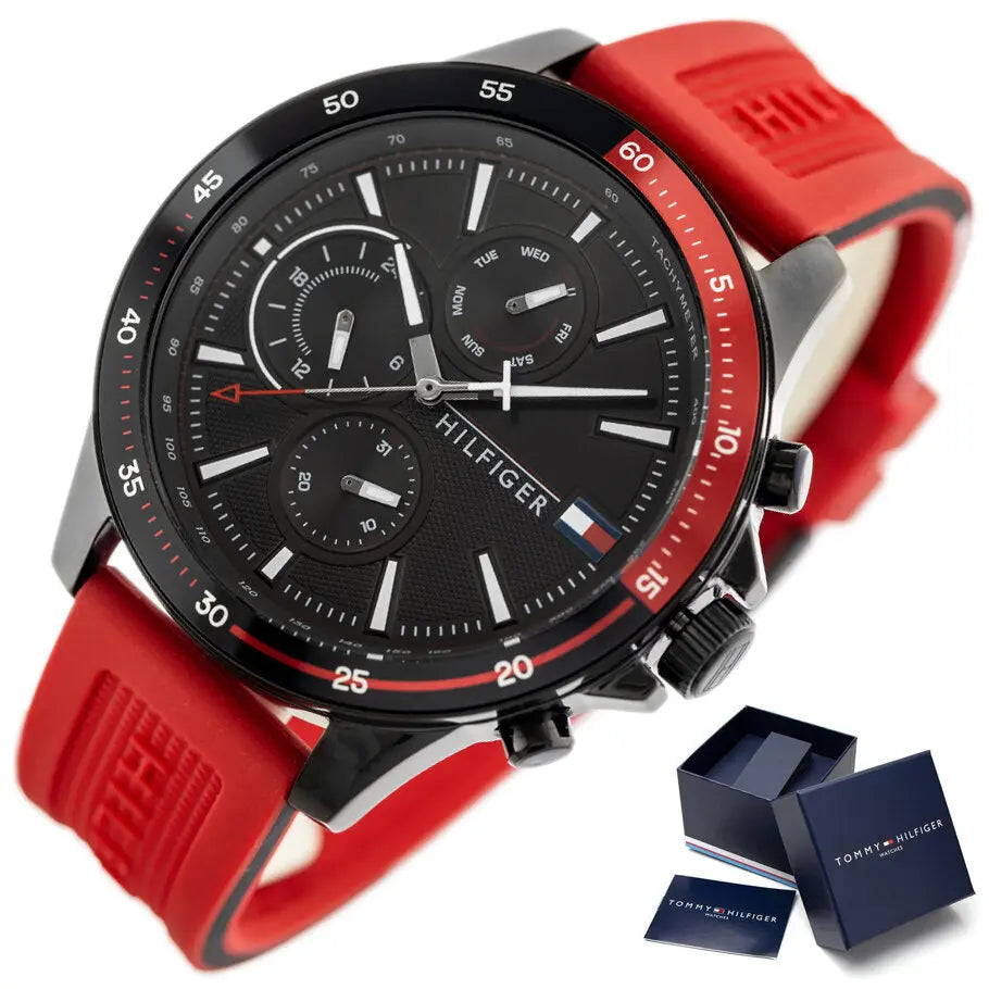 ZEGAREK MĘSKI TOMMY HILFIGER 1791722 BANK (zf023c) ZEGAREK MĘSKI TOMMY HILFIGER 1791722 BANK (zf023c) - Lorence 7613272379311