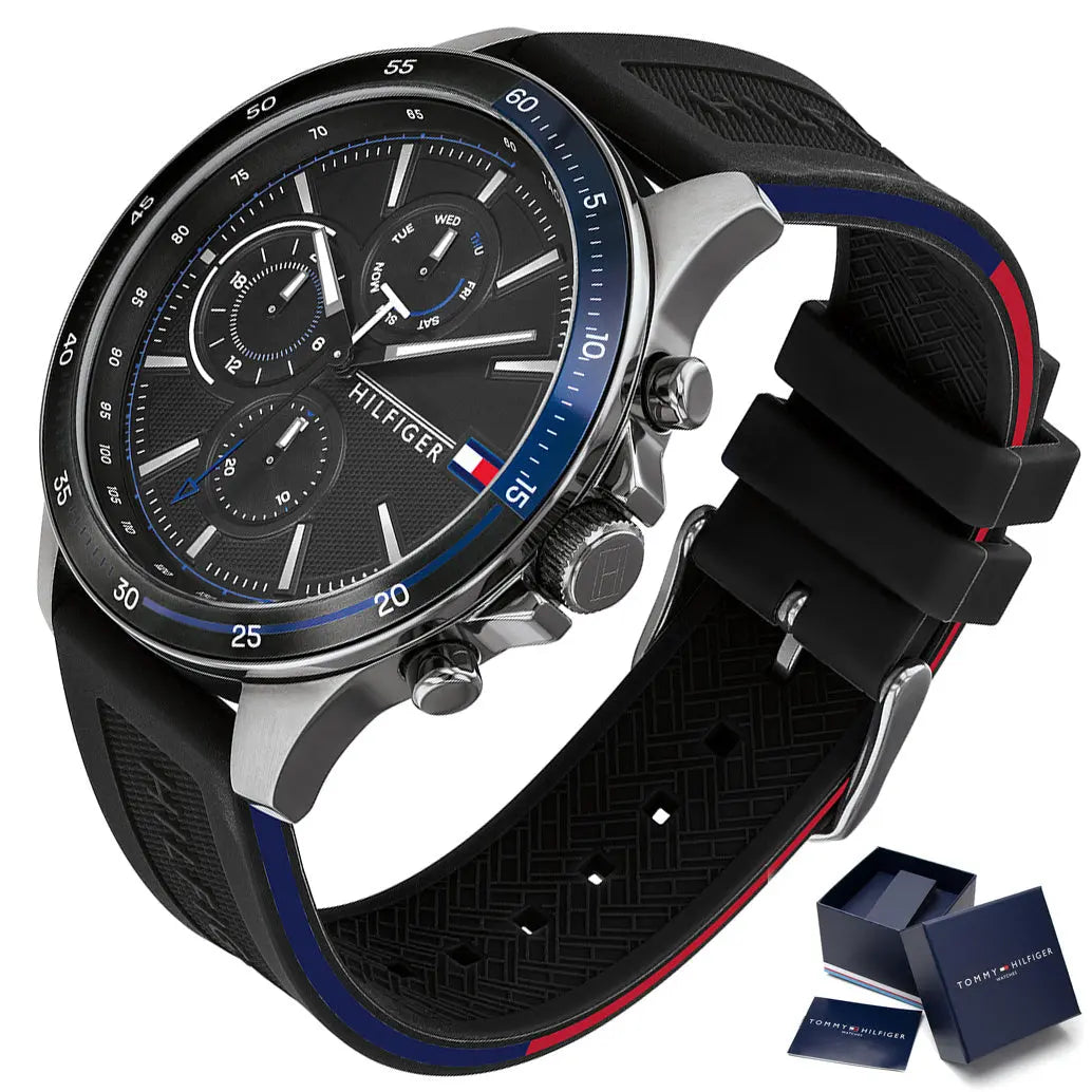 ZEGAREK MĘSKI TOMMY HILFIGER 1791724 BANK (zf023d) ZEGAREK MĘSKI TOMMY HILFIGER 1791724 BANK (zf023d) - Lorence 7613272379335