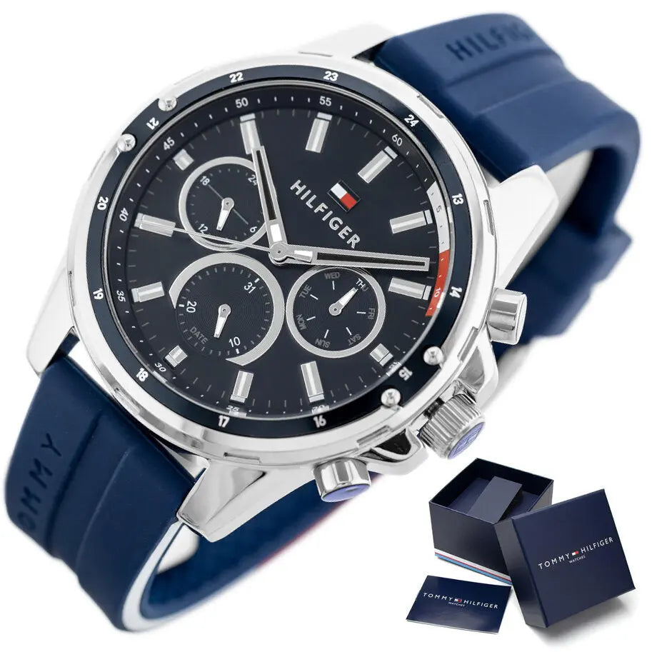 ZEGAREK MĘSKI TOMMY HILFIGER 1791791 MASON (zf031b) ZEGAREK MĘSKI TOMMY HILFIGER 1791791 MASON (zf031b) - Lorence 7613272415569