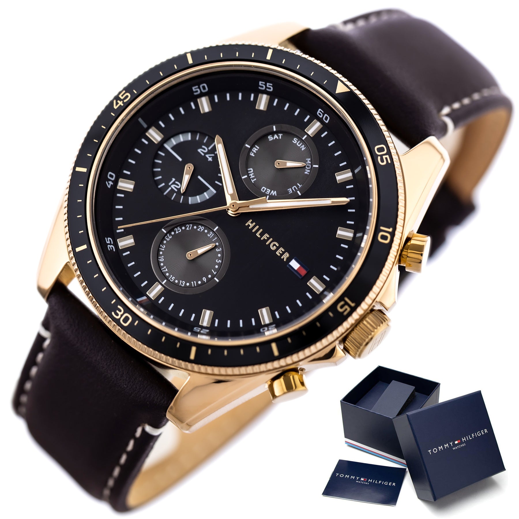 ZEGAREK MĘSKI TOMMY HILFIGER 1791836 PARKER (zf041c) + BOX ZEGAREK MĘSKI TOMMY HILFIGER 1791836 PARKER (zf041c) + BOX - Lorence 7613272425810
