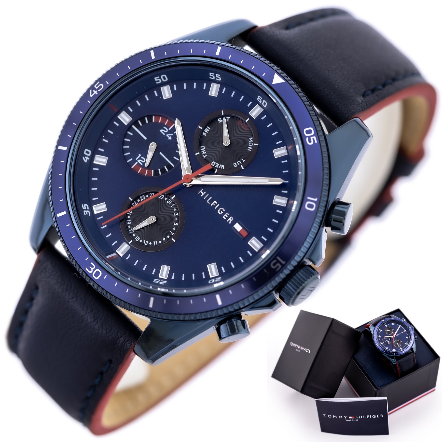 ZEGAREK MĘSKI TOMMY HILFIGER 1791839 PARKER (zf041b) ZEGAREK MĘSKI TOMMY HILFIGER 1791839 PARKER (zf041b) - Lorence 7613272425841
