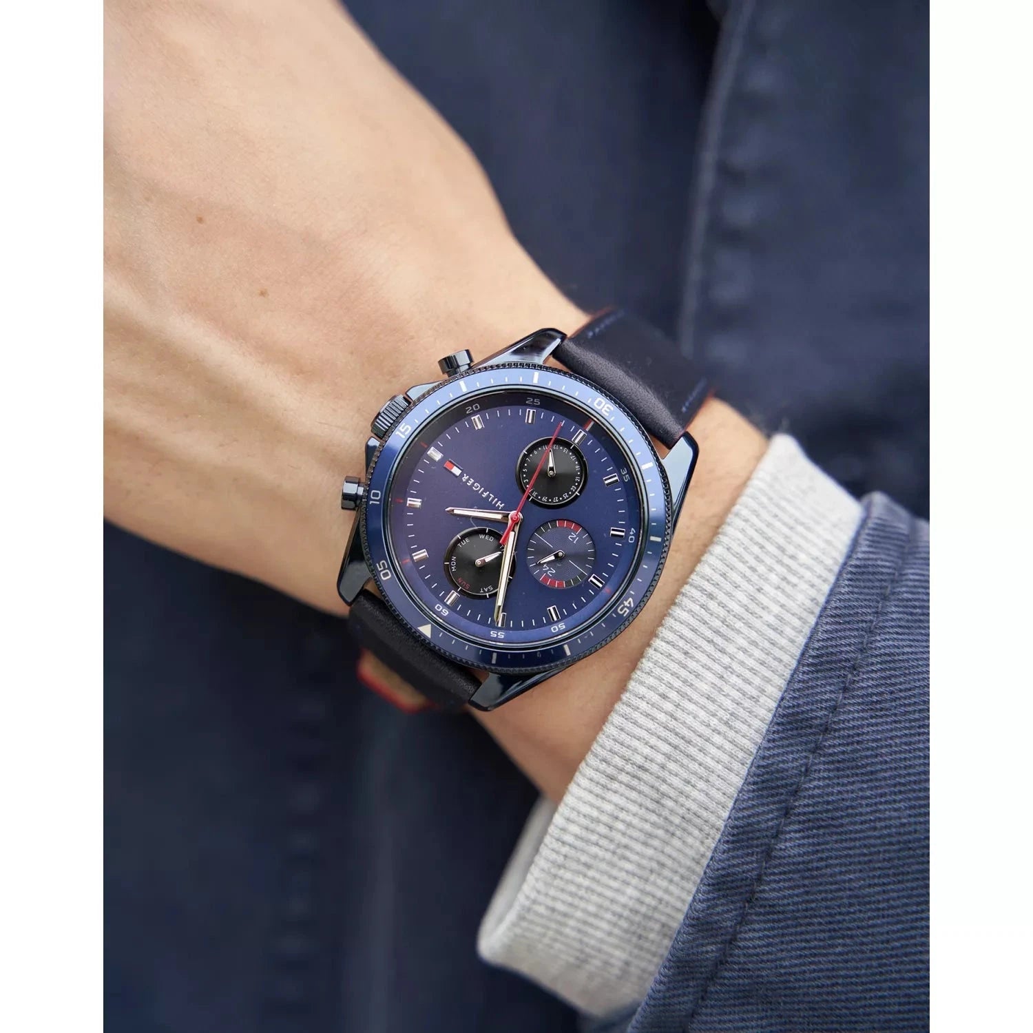 ZEGAREK MĘSKI TOMMY HILFIGER 1791839 PARKER (zf041b) ZEGAREK MĘSKI TOMMY HILFIGER 1791839 PARKER (zf041b) - Lorence 7613272425841