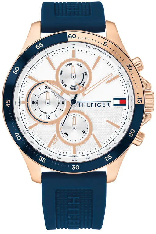 ZEGAREK MĘSKI TOMMY HILFIGER Bank 1791778 (zf064a) + BOX ZEGAREK MĘSKI TOMMY HILFIGER Bank 1791778 (zf064a) + BOX - Lorence 7613272385503