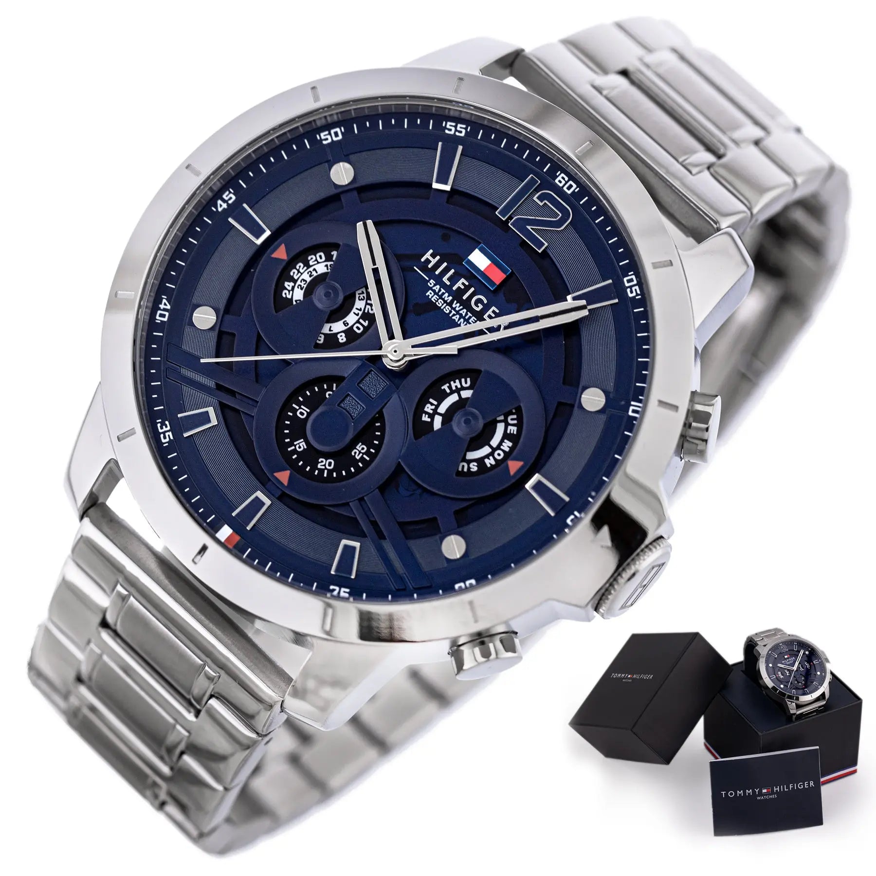 ZEGAREK MĘSKI TOMMY HILFIGER LUCA 1710492 (zf082c) ZEGAREK MĘSKI TOMMY HILFIGER LUCA 1710492 (zf082c) - Lorence 7613272485210
