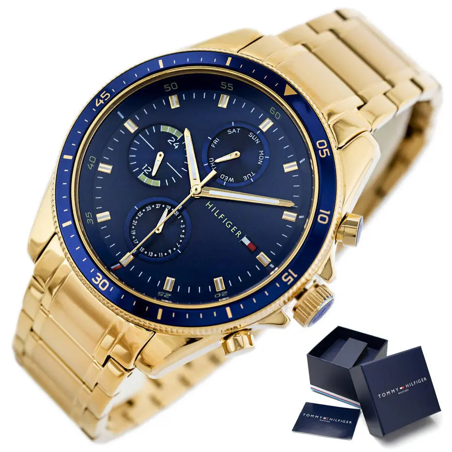 ZEGAREK MĘSKI TOMMY HILFIGER PARKER 1791834 (zf052b) + BOX ZEGAREK MĘSKI TOMMY HILFIGER PARKER 1791834 (zf052b) + BOX - Lorence 7613272425797