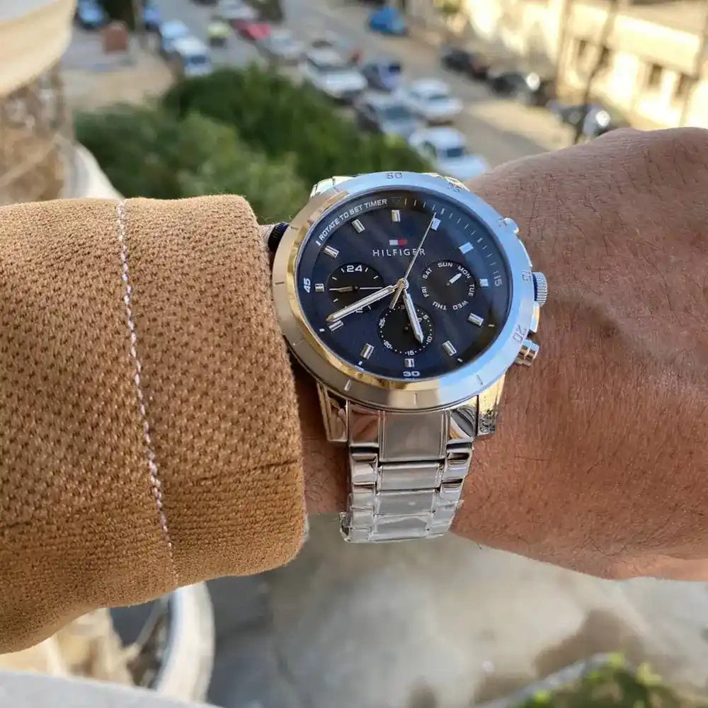ZEGAREK MĘSKI TOMMY HILFIGER Troy 1792104 + BOX ZEGAREK MĘSKI TOMMY HILFIGER Troy 1792104 + BOX - Lorence 7613272540858