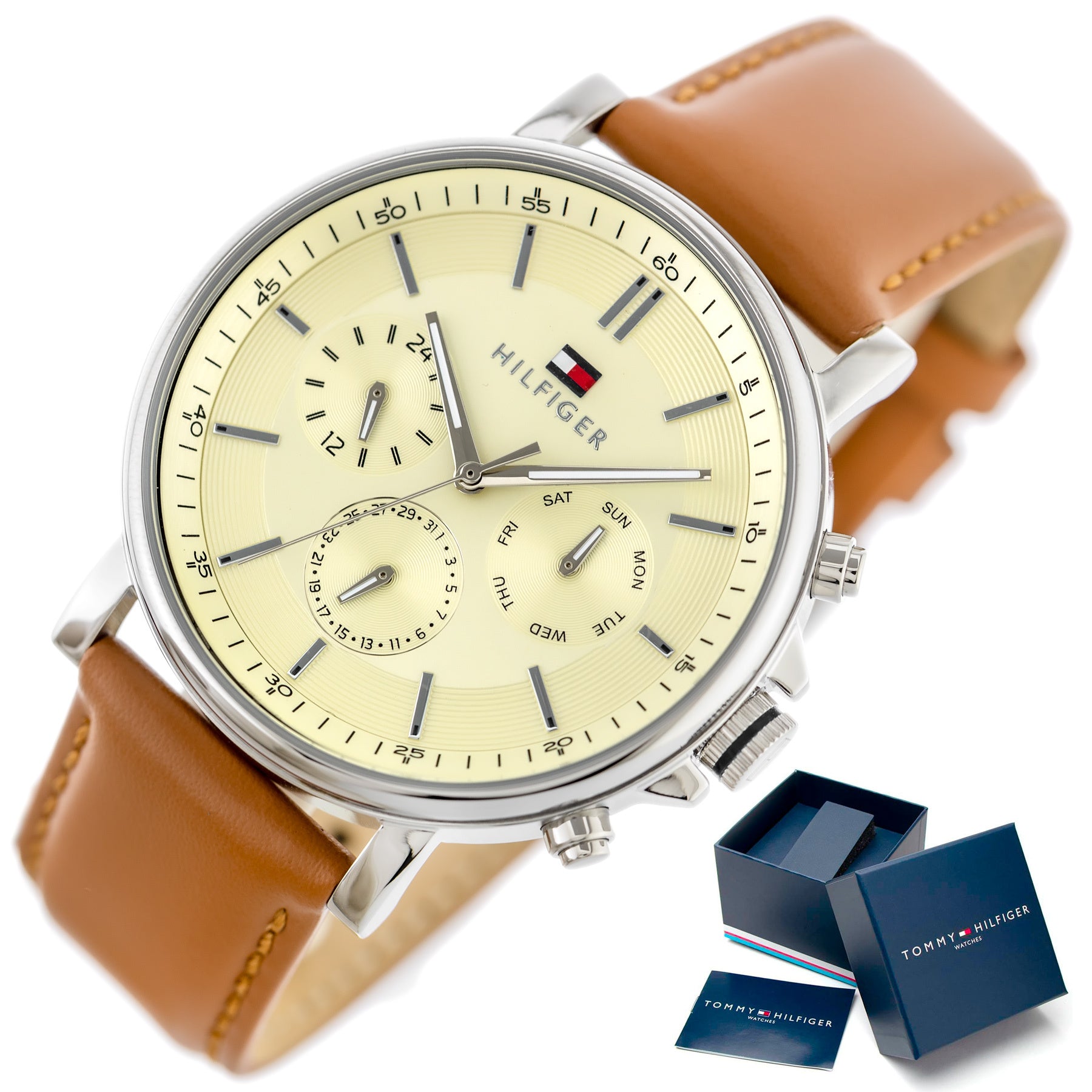 ZEGAREK MĘSKI TOMMY HILFIGER TYSON 1792143 (zf100e) + BOX ZEGAREK MĘSKI TOMMY HILFIGER TYSON 1792143 (zf100e) + BOX - Lorence 7613272589758